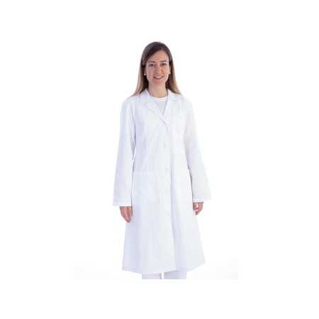 Manteau blanc en coton/polyester - femme