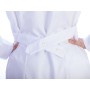 Abrigo blanco de algodón/poliéster - mujer