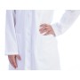 White cotton/polyester coat - woman