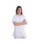 Tunique en coton/polyester - unisexe - blanc