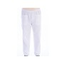 Cotton/polyester trousers - unisex - white