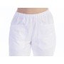 Pantalon en coton/polyester - unisexe - blanc