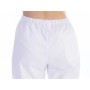 Cotton/polyester trousers - unisex - white