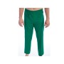 Cotton/polyester trousers - unisex - green