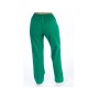 Cotton/polyester trousers - unisex - green