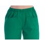 Cotton/polyester trousers - unisex - green