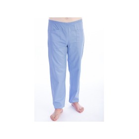 Pantalón de algodón/poliéster - unisex - azul claro