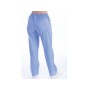 Cotton/polyester trousers - unisex - light blue