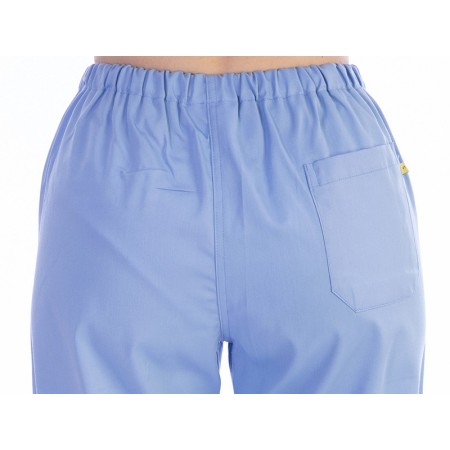 Kalhoty z bavlny/polyesteru - unisex - světle modré