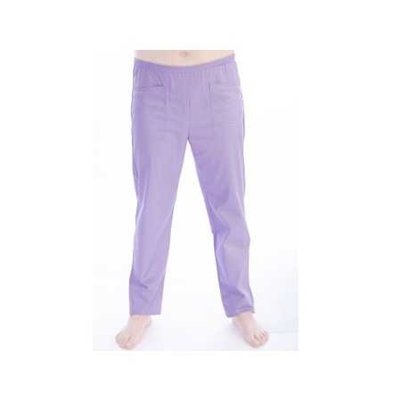 Hose aus Baumwolle/Polyester - unisex - lila