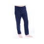 Cotton/polyester trousers - unisex - blue