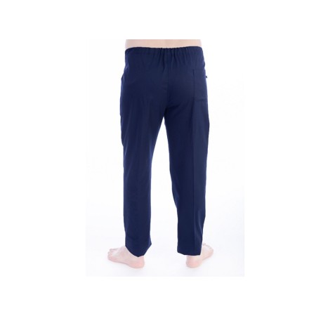 Spodnie bawełniano-poliestrowe - unisex - niebieskie