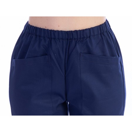 Pantalón de algodón/poliéster - unisex - azul