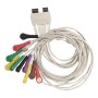 Câble ecg clickecg (ecg d’effort) - iec snap 10 fils pour ecg cardioline