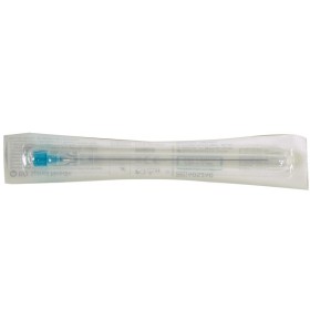 BD quincke needles 23g - 0,64x90 mm - turquoise - pack 25 pcs.