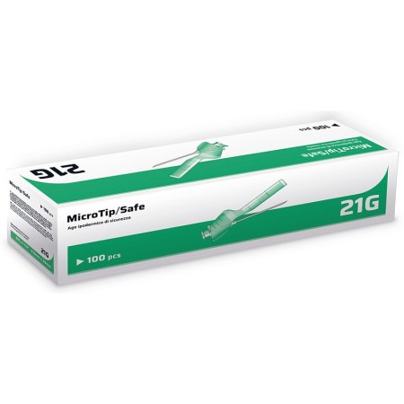Ac hipodermic de siguranță 21g 0,8x38mm - steril - amb. 100 buc.