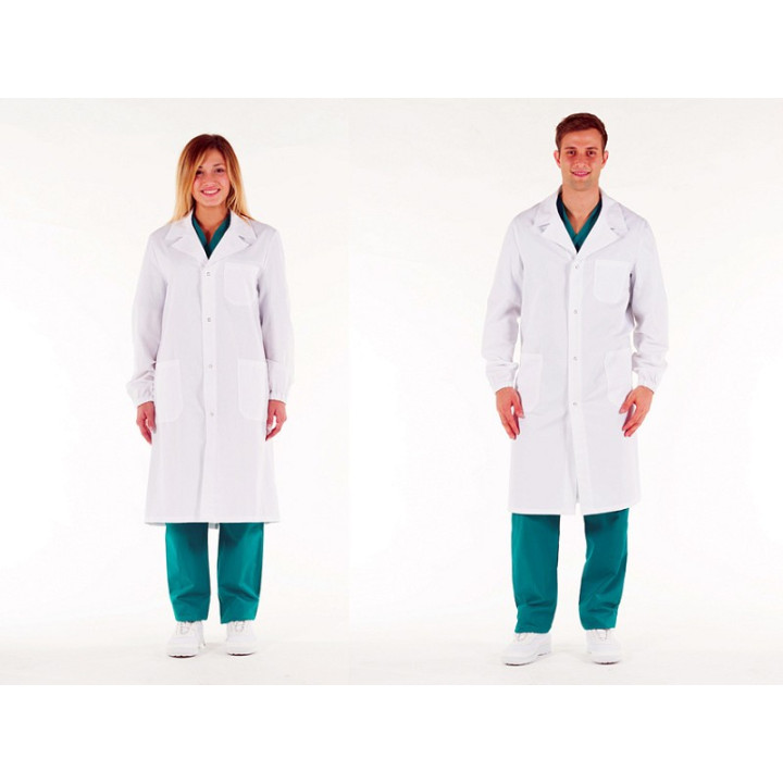 Camice unisex - taglia 40 - con automatici
