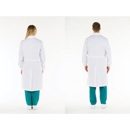 Unisex-baumwollkleider mit druckknöpfen