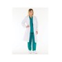 Robes unisexes en coton avec boutons-pression