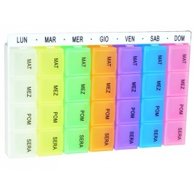 Easy weekly pill box x4 - italian