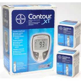 Medidor de glucosa en sangre Contour XT + 50 tiras reactivas Contour NEXT