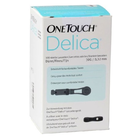 Priklancetten onetouch delica 25 stuks
