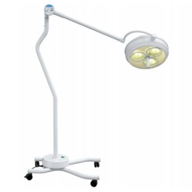 Halogeen Scialitica lamp met 3 lampjes op vloerlamp Rimsa Tris