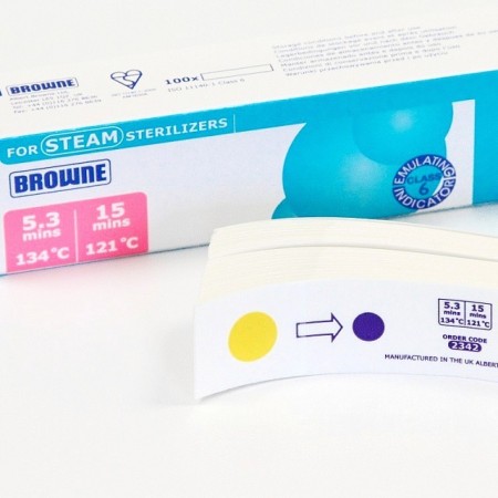 Integratori biologici per sterilizzazione classe 6 tst control - 100 test