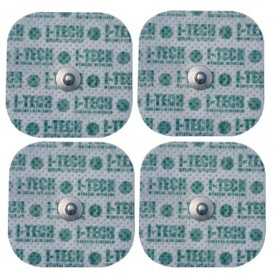 Électrodes pré-gélifiées pour l’électrostimulation 48x48 bouton - 4 pcs.