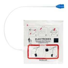 Pair of Plates Schiller Fred Easyport Adult Electrodes