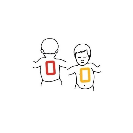 Paar physio control cr2-elektrodenplaten