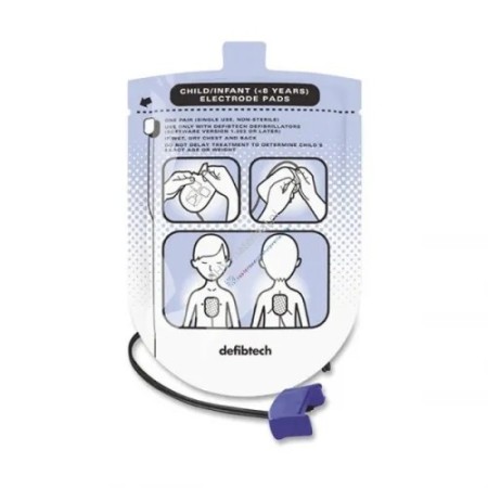 Pár dětských elektrodových desek defibtech lifeline