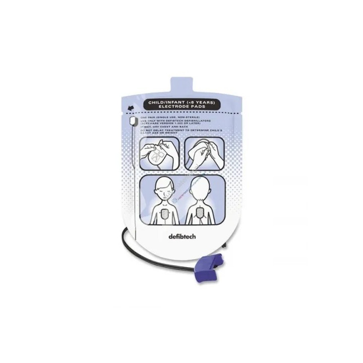 Pár pediatrických elektrodových desek Defibtech Lifeline