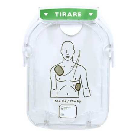 Par de planchas PHILIPS HS1 HEARTSTART AED ADULTOS