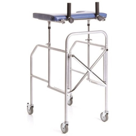 Deambulatore pieghevole con appoggio antibrachiale a tavolo 