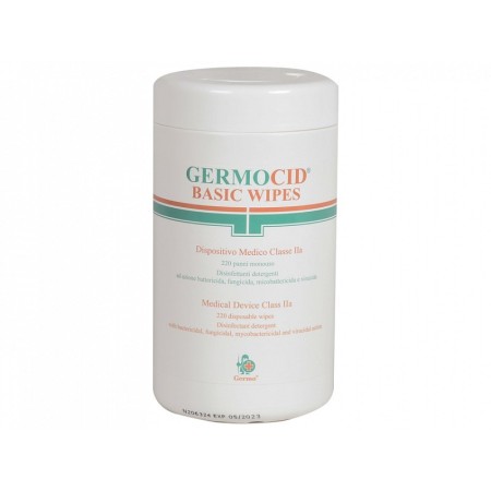 Lingettes germocid basic - 60 % d'alcool - tube