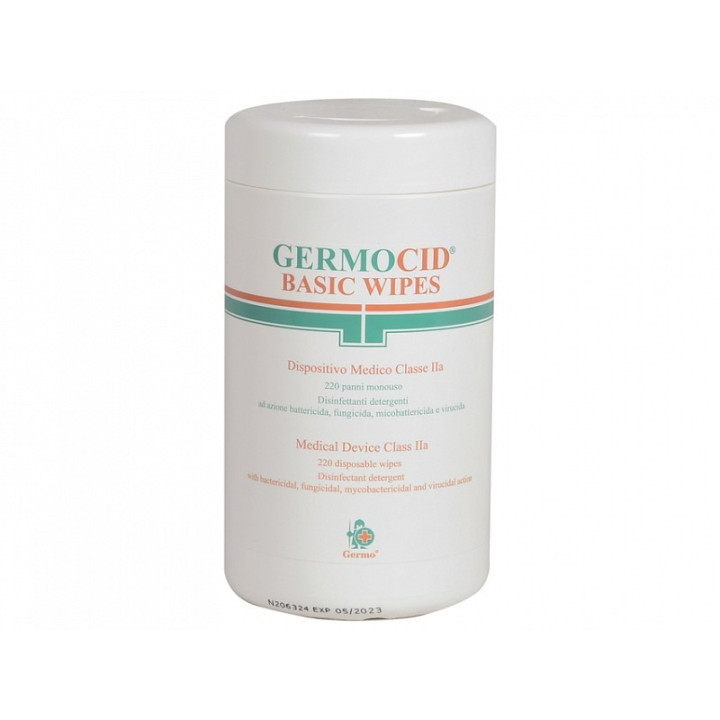 Toallitas Germocid basic - toallitas - alcohol 60% - tubo