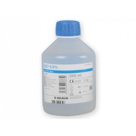 Soluzione salina sterile b-braun ecotainer - 500 ml - conf. 10 pz.