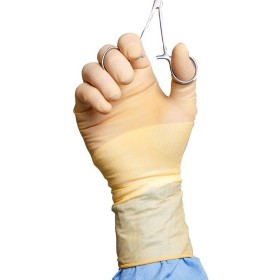 Essential neoprene rubber surgical gloves with sterile nitrile coating Mis. 8 - 50 pairs