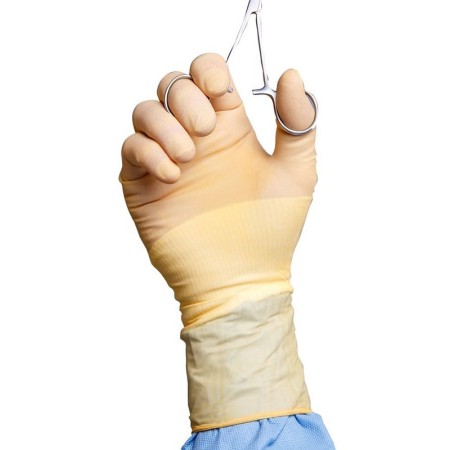 Guanti chirurgici essential in gomma di neoprene con rivestimento in nitrile sterile mis. 8 - 50 paia