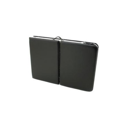Table d’examen en acier chromé pliable en valise