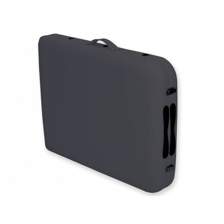 2-teilige aluminium-massageliege - schwarz