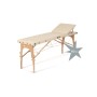 Folding Treatment Table with Adjustable Backrest - 60 cm Wide - Polaris