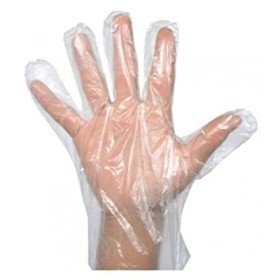 High density polyethylene gloves suitable for food contact - 500 pieces