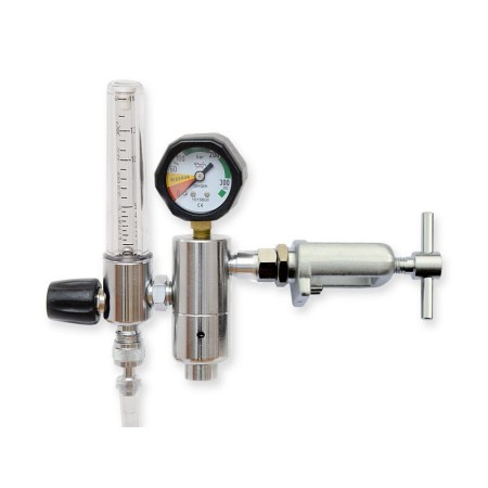 Réducteur pr. p.index avec humidificateur et vanne