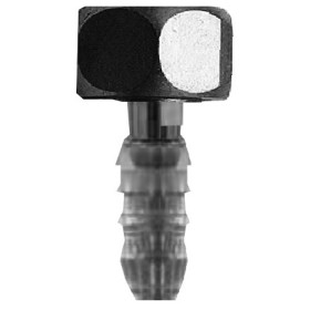 Conector de manguera 6mm × 1/4"G para reductores de oxígeno