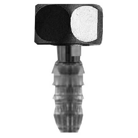 Conector de manguera 6mm × 1/4"G para reductores de oxígeno