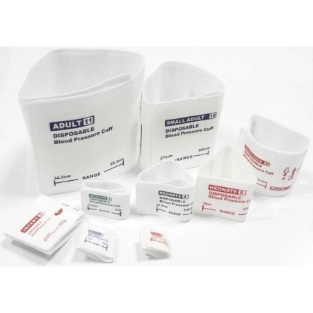Disposable non-woven cuff pediatric 15.8 - 21.3 cm