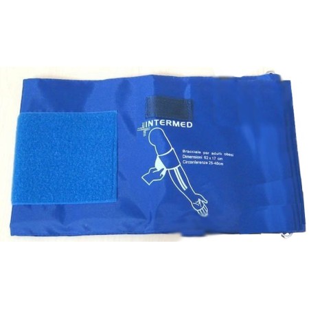 Armbanden stof alleen voor volwassenen/zwaarlijvig - 62x17 (circ.25-40 cm)