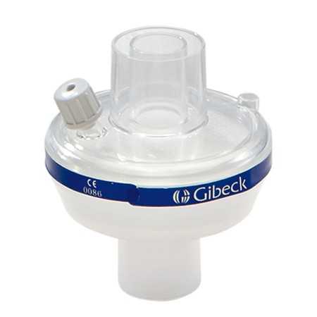 Gibeck 20651 Steriler antibakterieller Virenfilter /hme – elektrostatische Aufladung mit Kapnographensockel, 22m/15f-22f Armatur